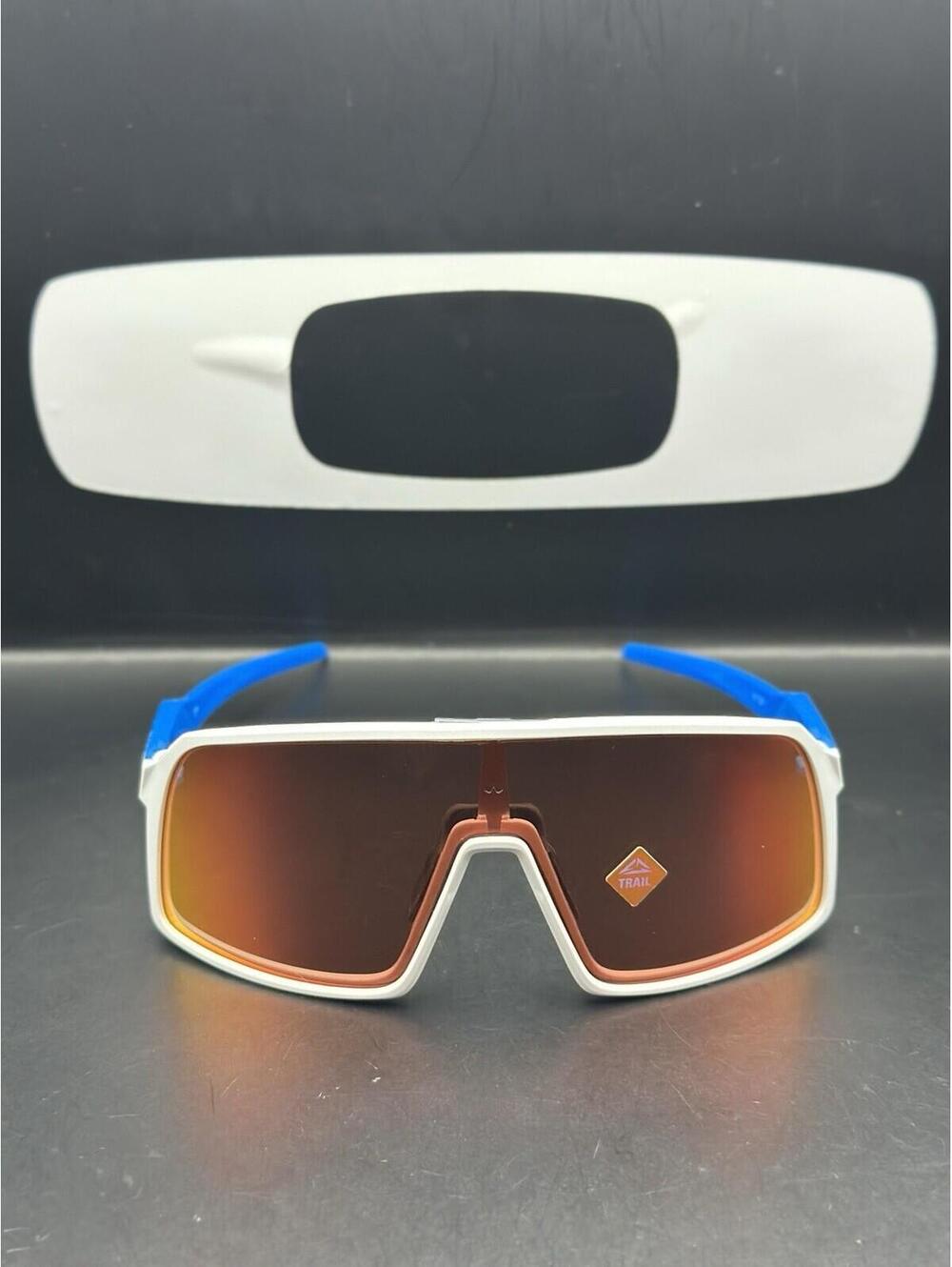 Oakley Sutro Polished White/Blue w/Prizm Trail Lens OO9405-6273